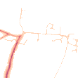Daytime road noise heatmap for CB21 4AR