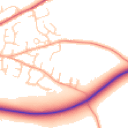 Daytime road noise heatmap for CB21 4BA