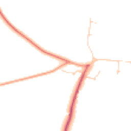 Daytime road noise heatmap for CB21 4BE