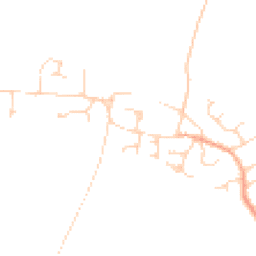 Daytime road noise heatmap for CB21 4DJ