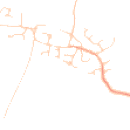 Daytime road noise heatmap for CB21 4EJ