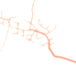 Daytime road noise heatmap for CB21 4EQ
