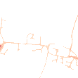 Daytime road noise heatmap for CB21 4ES