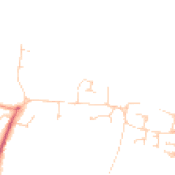 Daytime road noise heatmap for CB21 4EU