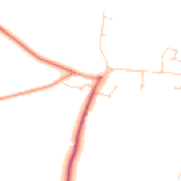 Daytime road noise heatmap for CB21 4HA