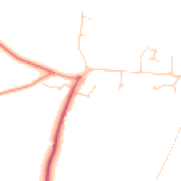 Daytime road noise heatmap for CB21 4HL