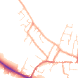 Daytime road noise heatmap for CB21 4JG