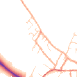 Daytime road noise heatmap for CB21 4JL