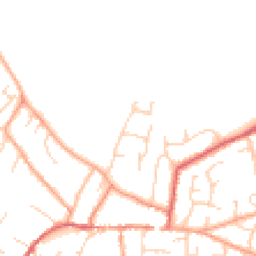 Daytime road noise heatmap for CB21 4JQ