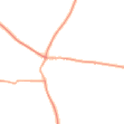 Daytime road noise heatmap for CB21 4PL