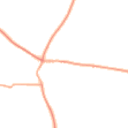 Daytime road noise heatmap for CB21 4PP