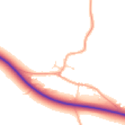 Daytime road noise heatmap for CB21 4QB
