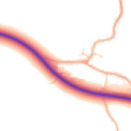 Daytime road noise heatmap for CB21 4QF