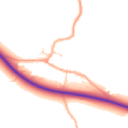 Daytime road noise heatmap for CB21 4QS