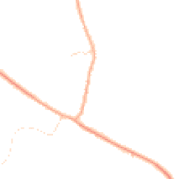 Daytime road noise heatmap for CB21 4SN