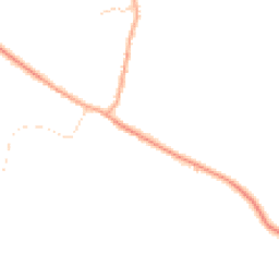 Daytime road noise heatmap for CB21 4SR