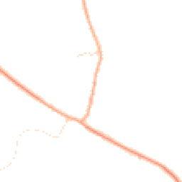 Daytime road noise heatmap for CB21 4SW