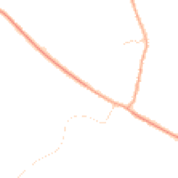 Daytime road noise heatmap for CB21 4SX