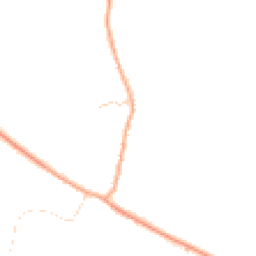 Daytime road noise heatmap for CB21 4SZ