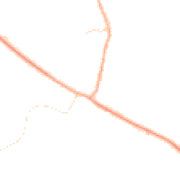 Daytime road noise heatmap for CB21 4TT