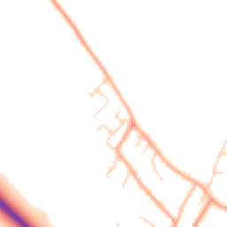 Daytime road noise heatmap for CB21 4UE