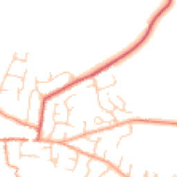 Daytime road noise heatmap for CB21 4XE