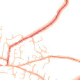 Daytime road noise heatmap for CB21 4XF