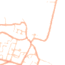 Daytime road noise heatmap for CB21 5AB