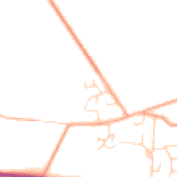 Daytime road noise heatmap for CB21 5AH