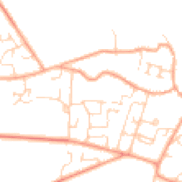 Daytime road noise heatmap for CB21 5AJ