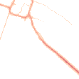 Daytime road noise heatmap for CB21 5AN