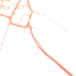 Daytime road noise heatmap for CB21 5DB