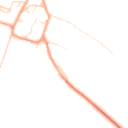 Daytime road noise heatmap for CB21 5DD