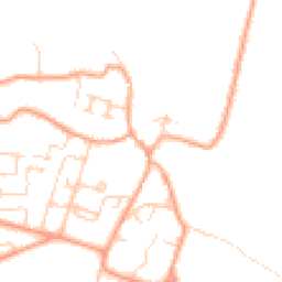 Daytime road noise heatmap for CB21 5DH