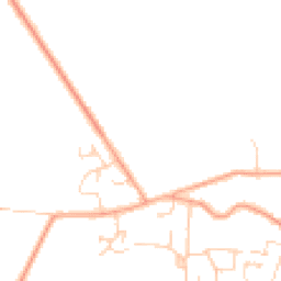 Daytime road noise heatmap for CB21 5DQ