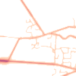 Daytime road noise heatmap for CB21 5DZ