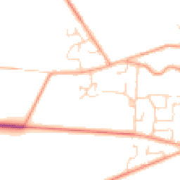 Daytime road noise heatmap for CB21 5EH