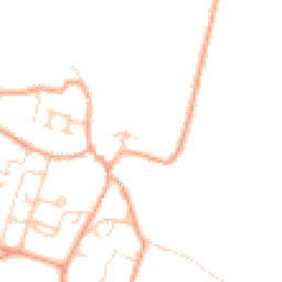 Daytime road noise heatmap for CB21 5EJ
