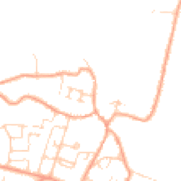 Daytime road noise heatmap for CB21 5EY