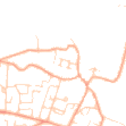 Daytime road noise heatmap for CB21 5EZ