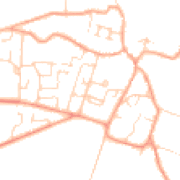 Daytime road noise heatmap for CB21 5HD