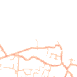 Daytime road noise heatmap for CB21 5HE