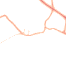 Daytime road noise heatmap for CB21 5JY
