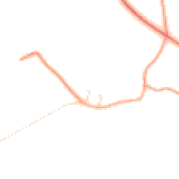 Daytime road noise heatmap for CB21 5LA