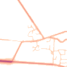 Daytime road noise heatmap for CB21 5LJ