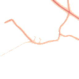 Daytime road noise heatmap for CB21 5LQ