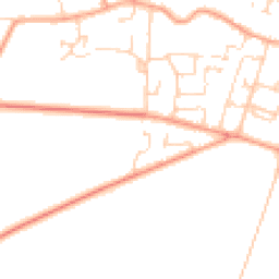 Daytime road noise heatmap for CB21 5RH
