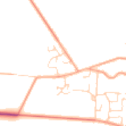 Daytime road noise heatmap for CB21 5XN