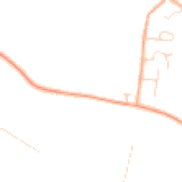Daytime road noise heatmap for CB21 6AH