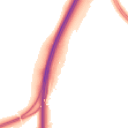 Night-time road noise heatmap for CB21 6AN